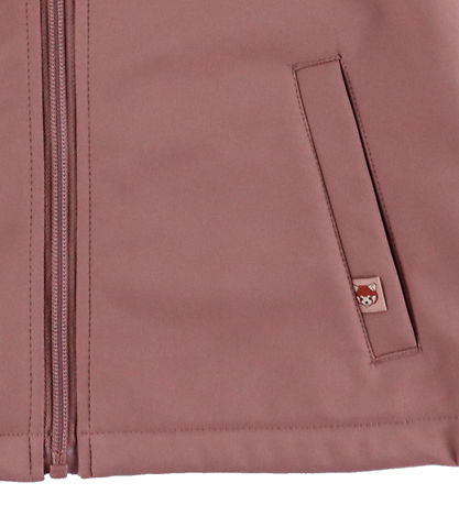 DYR-Cph Softshelljassen m. Fleece - Wilde dieren - Dk Rose Beige