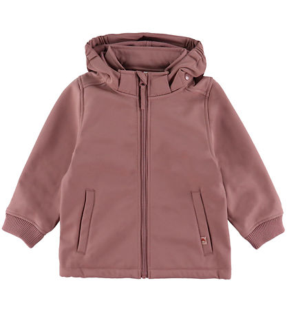 DYR-Cph Softshelljassen m. Fleece - Wilde dieren - Dk Rose Beige