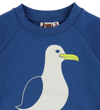 DYR-Cph Sweatshirt - Animal Bellow - Ocean Blue Stomach