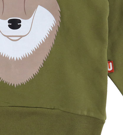 DYR-Cph Sweatshirt - Dierlijke Bellow - Olive Wolf