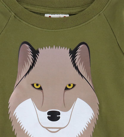 DYR-Cph Sweatshirt - Dierlijke Bellow - Olive Wolf