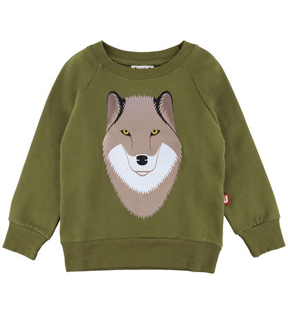 DYR-Cph Sweatshirt - Dierlijke Bellow - Olive Wolf