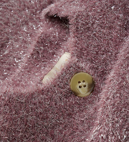 Creamie Cardigan - Prjónað - Glitter - Mulinn Berry