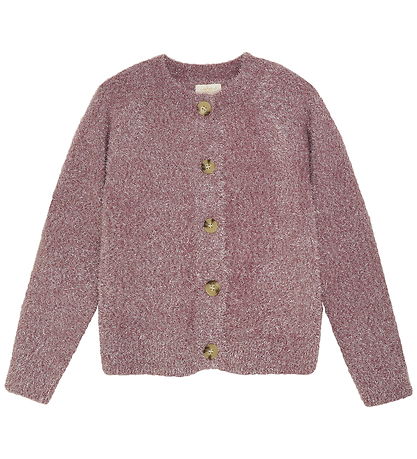 Creamie Cardigan - Prjónað - Glitter - Mulinn Berry