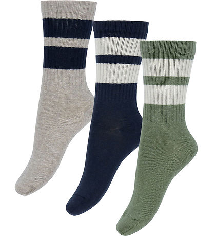 MP Socks - 3-Pack - Anchor - Light Brown Melange