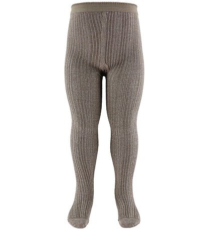 MP Tights - Viscose/Bamboo - Glitter - Brown Sienna