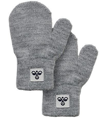 Hummel Mittens - 2-Pack - Knitted - HmlMini - Grey Melange