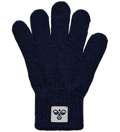 Hummel Gloves - 2-Pack - Knitted - HmlJr - Dress Blues