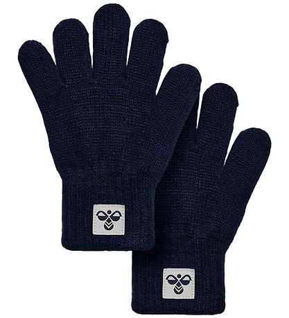Hummel Gloves - 2-Pack - Knitted - HmlJr - Dress Blues