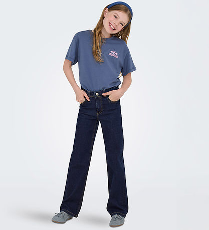 Kids Only Jeans - Kok saftig - Dark Blue Denim/SKYLL