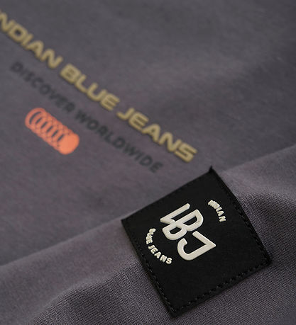 Indian Blue Jeans Stuttermabolur - Þrumuveður