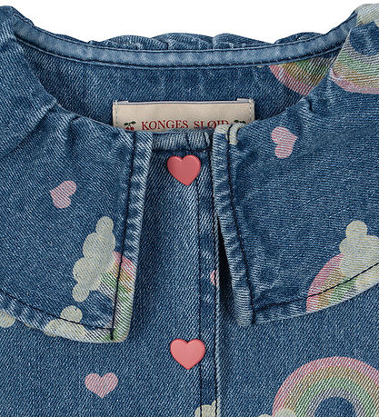 Konges Sløjd Denim Jacket - Denim - Maggot - Rainbow