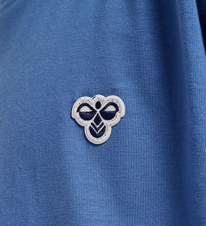 Hummel Stuttermabolur - HmlJR - Hollenska Blue M. Lógó