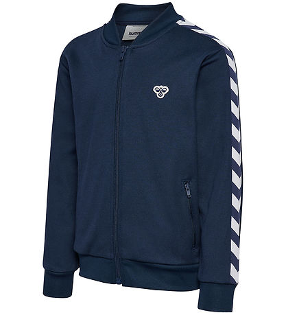Hummel Cardigan - HmlJR - Dress Blues w. Logo