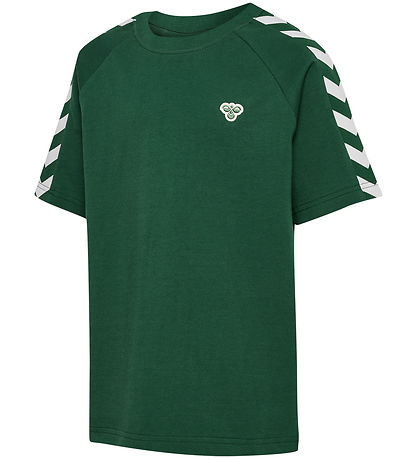 Hummel T-shirt - hmlJR Archive - Dark Green w. Logo