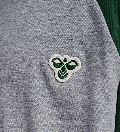 Hummel Bluse - hmlJR - Dunkelgrün m. Logo