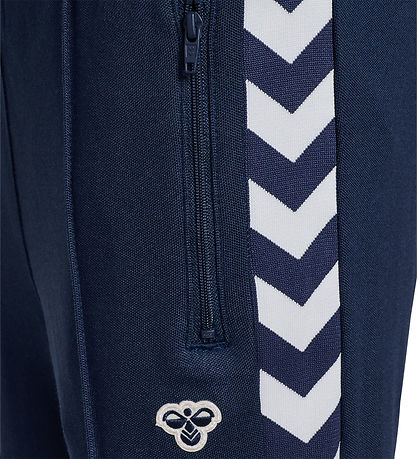Hummel Track Pants - hmlJR Archive - Dress Blues w. Logo