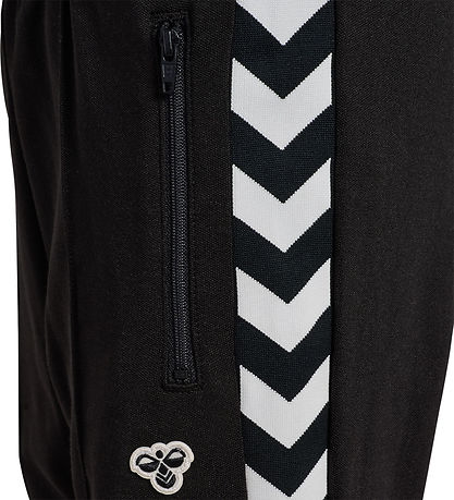 Hummel Track Pants - hmlJR Archive - Black w. Logo
