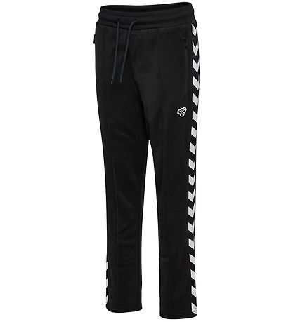 Hummel Track Pants - hmlJR Archive - Black w. Logo