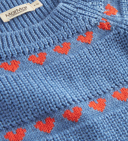 MarMar Blússa - Ull/Bómull - Tórínó - Himnaríki Hearts