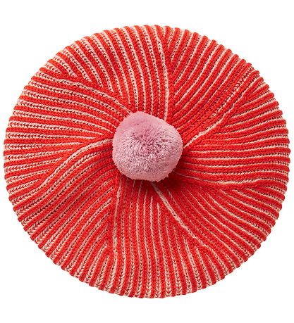 MarMar Basker - Stickad - Ull/Bomull - Alexo - Tomat Stripe