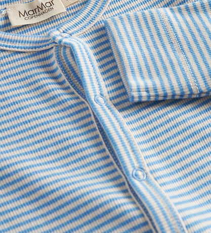MarMar Jumpsuit - Rib - Modal - Ruka - Blue Stripe