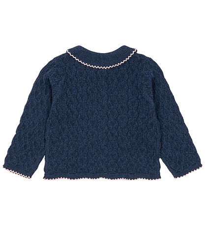 Konges Sløjd Cardigan - Knitted - Rosier - Ensign Blue