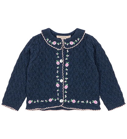 Konges Sløjd Cardigan - Knitted - Rosier - Ensign Blue