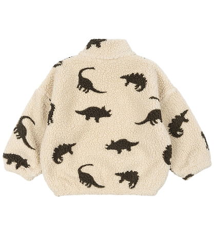 Konges Sløjd Flíspeysa - Jody Teddy - Dino Silhouette