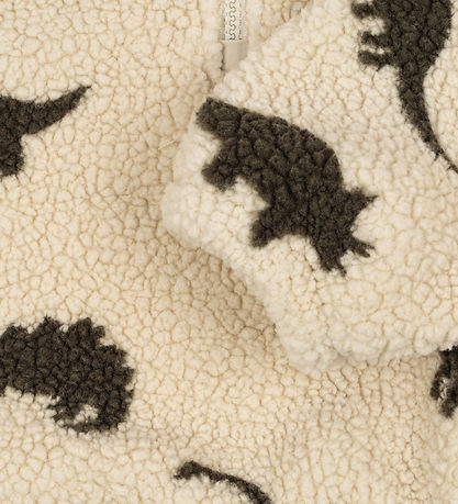 Konges Sløjd Flíspeysa - Jody Teddy - Dino Silhouette