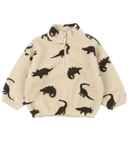 Konges Sløjd Flíspeysa - Jody Teddy - Dino Silhouette