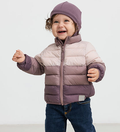 MarMar Daunenjacke - Schulden - Plum Shadow Block