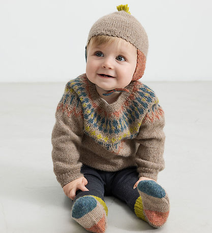 MarMar Beanie - Wool - Ayasa - Brown/Multicolour