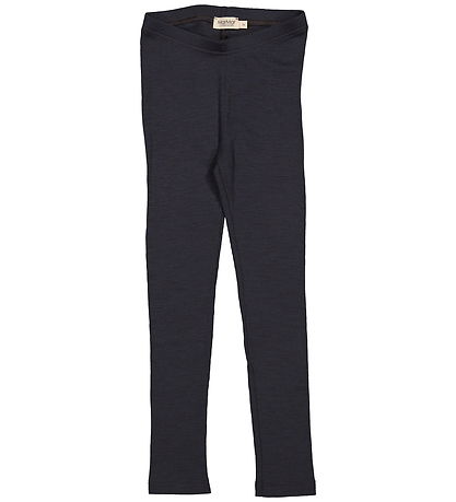MarMar Leggings - Rib - Ull - Nótt