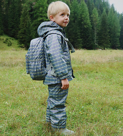 Konges Sløjd Backpack - PU - Rainy - Midi - Laurel Blue Check