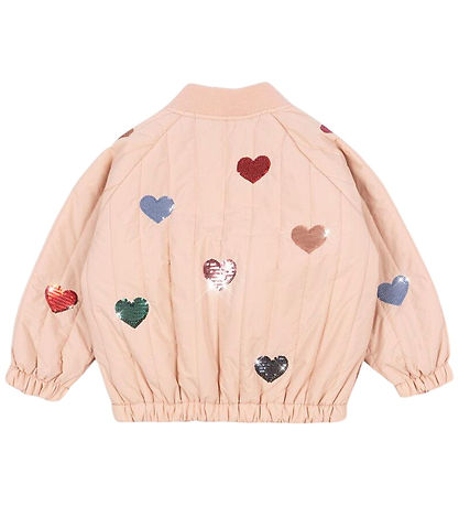 Konges Sløjd Thermo Jacket - Juno Sequin Bomber - Cameo Rose