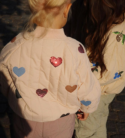 Konges Sløjd Thermo Jacket - Juno Sequin Bomber - Cameo Rose