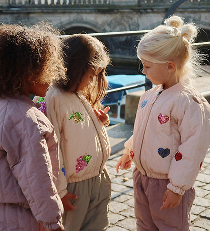 Konges Sløjd Thermo Jacket - Juno Sequin Bomber - Cameo Rose