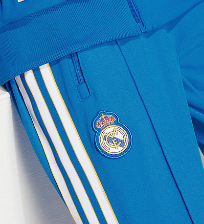 adidas Originals Byxor - Real Madrid - Blue Bird/Vit