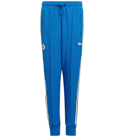 adidas Originals Byxor - Real Madrid - Blue Bird/Vit