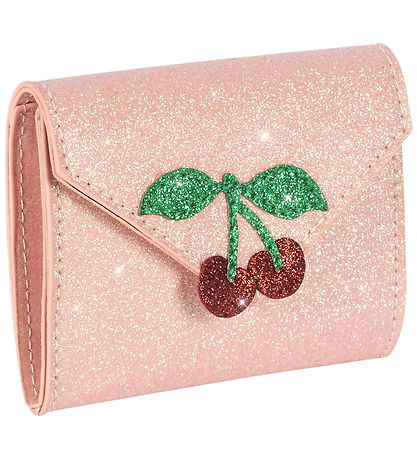 Konges Sløjd Wallet - Love Letters - Pink Glitter