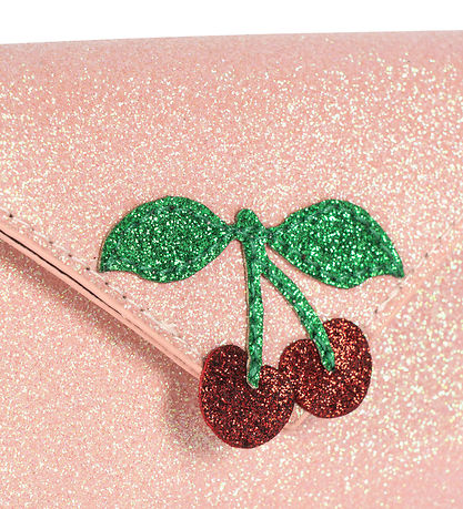 Konges Sløjd Wallet - Love Letters - Pink Glitter