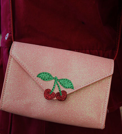 Konges Sløjd Wallet - Love Letters - Pink Glitter