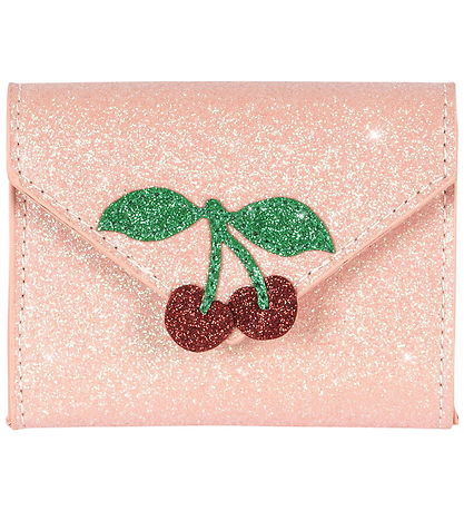 Konges Sløjd Wallet - Love Letters - Pink Glitter