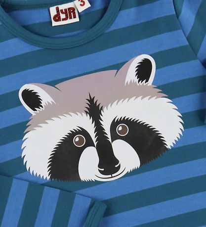 DYR-Cph Blouse - Animal Roar - Slate/Warm Blue Raccoon