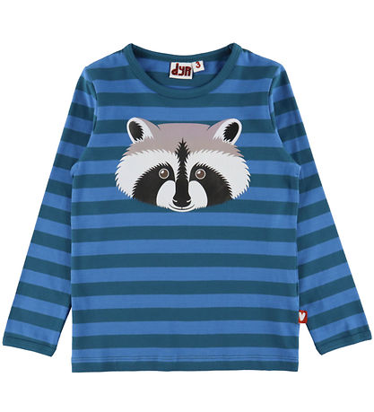 DYR-Cph Blouse - Animal Roar - Slate/Warm Blue Raccoon