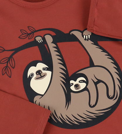 DYR-Cph Blouse - Animal Roar - Brick Sloth Mother