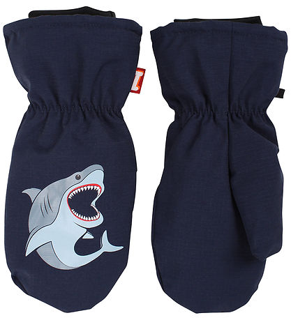 DYR-Cph Mittens - Dyrpaw - Navy Great White Shark