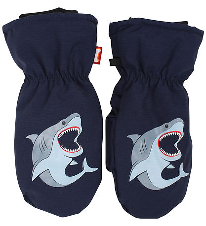DYR-Cph Mittens - Dyrpaw - Navy Great White Shark