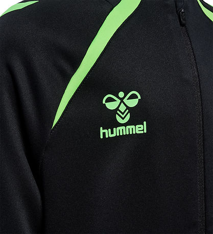 Hummel Cardigan - hmlLead 2.0 Track - Schwarz/Green Gecko